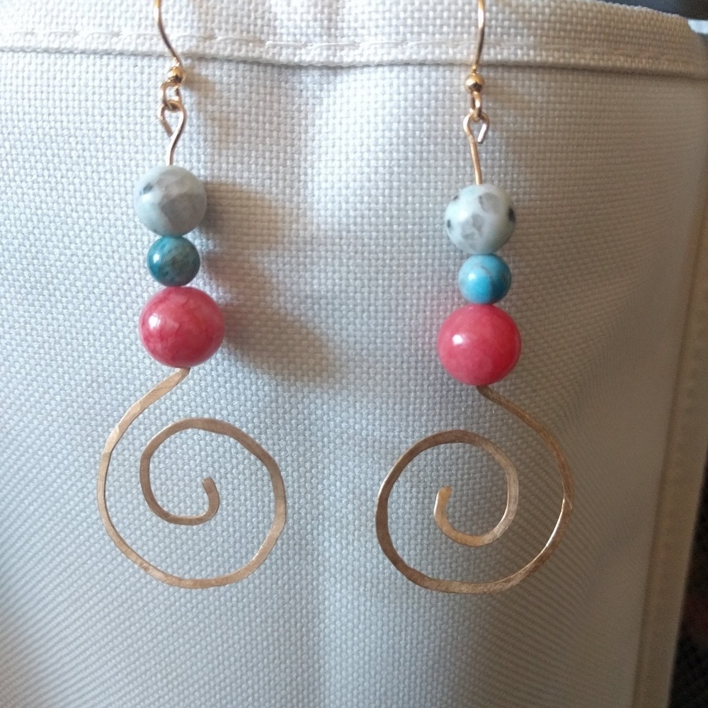 Spiral earrings